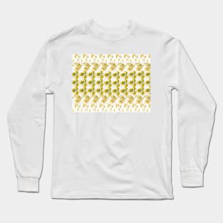 Gold Rhinestone Long Sleeve T-Shirt